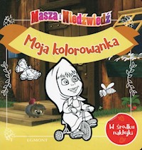 Masza i Niedźwiedź Moja kolorowanka - Łabuda Agata - książka