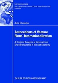 Antecedents of Venture Firms’ Internationalization - Julia Christofor - ebook