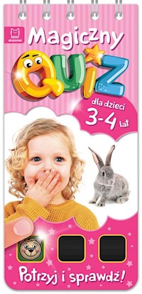 Magiczny quiz dla dzieci 3-4 lata Różowy -  - książka