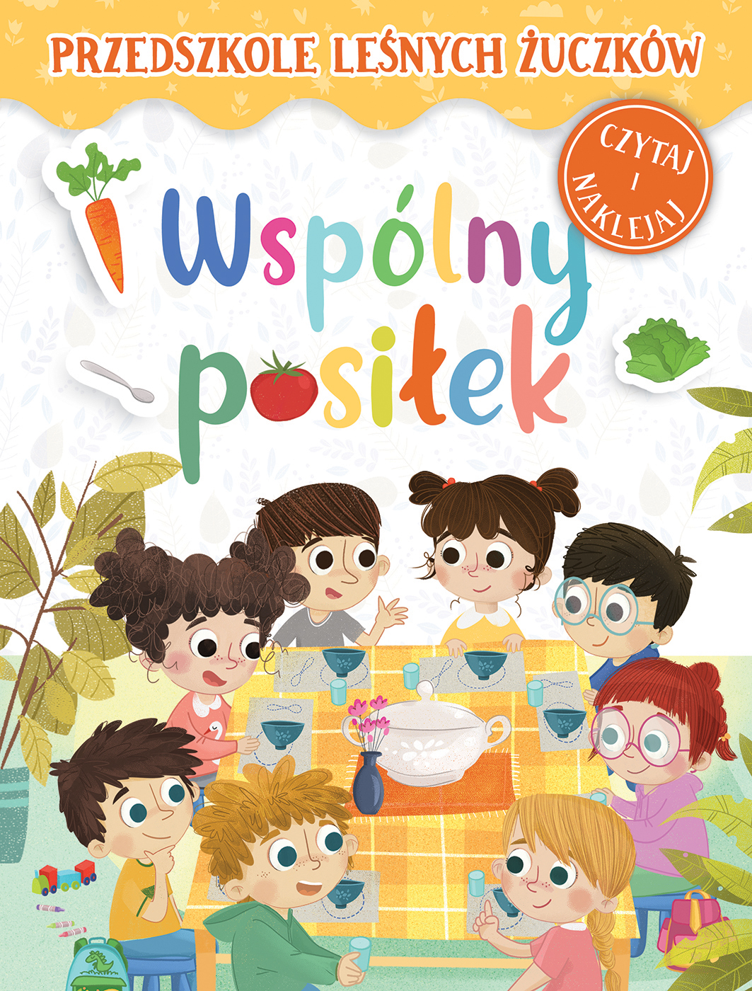 Przedszkole Leśnych Żuczków. Wspólny posiłek - Lidia Rekosz-Domagała, Kasia Nowowiejska (ilustr.) - książka