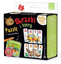 Obrazki i litery Puzzle + książeczka - Podgórska Anna - książka