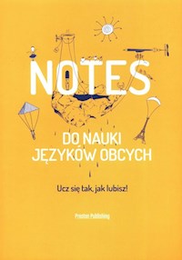 Notes do nauki języków obcych pomarańczowy -  - książka