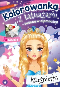 Kolorowanka z tatuażami. Księżniczki - zbiorowa praca - książka
