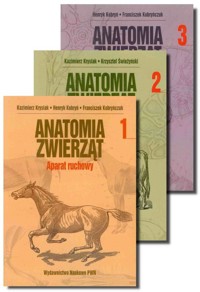 Anatomia zwierząt Tom 1-3 - Kobryń Henryk, Kobryńczuk Franciszek, Krysiak Kazimierz - książka
