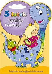5-latek zgaduje i koloruje - Joanna Myjak - książka