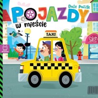 Pojazdy w mieście Duże puzzle - Wasilewicz Grażyna - książka