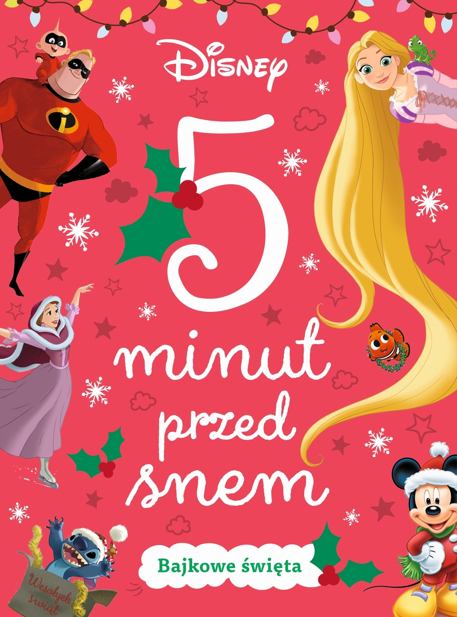 5 minut przed snem. Bajkowe święta. Disney - Ewa Tarnowska (tłum.) - książka