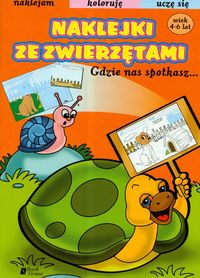 Naklejki ze zwierzętami Gdzie nas spotkasz -  - książka