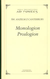 Monologion Proslogion - Anzelm z Canterbury - książka