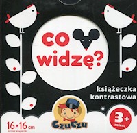 Co widzę Książeczka kontrastowa 3 + -  - książka