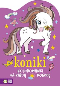 Kolorowanki na każdą pogodę Koniki -  - książka