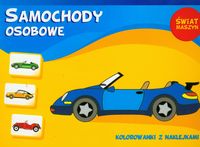 Świat maszyn Samochody osobowe Kolorowanki z naklejkami - Lekan Elżbieta - książka