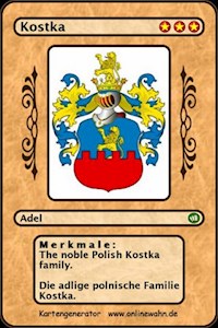 The noble Polish Kostka family. Die adlige polnische Familie Kostka. - Werner Zurek - ebook