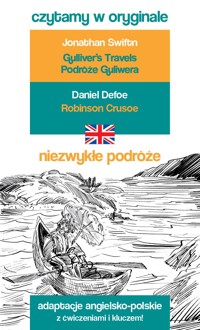 Niezwykłe podróże. Czytamy w oryginale - Daniel Defoe, Jonathan Swift - książka