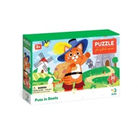 Puzzle Kot w Butach 30el -  - książka