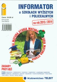 Informator o szkołach wyższych i policealnych 2013/2014 - zbiorowa praca - książka