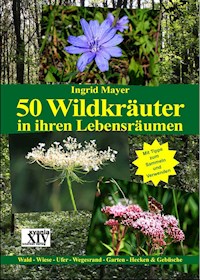 50 Wildkräuter in ihren Lebensräumen - Ingrid Mayer - ebook