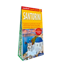 Santorini laminowany map&guide 2w1 przewodnik i mapa - Piotr Jabłoński - książka