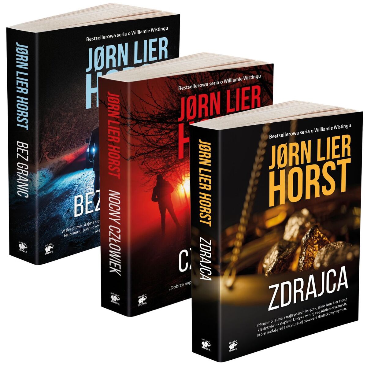 Pakiet - Seria o komisarzu Williamie Wistingu: Zdrajca / Nocny człowiek / Bez granic - Jorn Lier Horst - książka