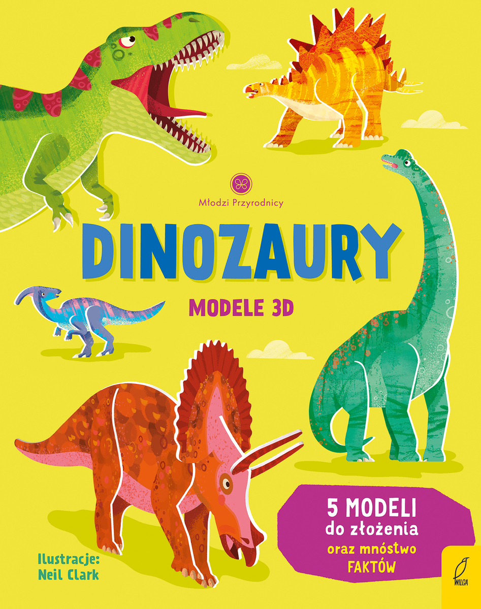 Młodzi przyrodnicy. Dinozaury. Modele 3D - Abigail Wheatle - książka
