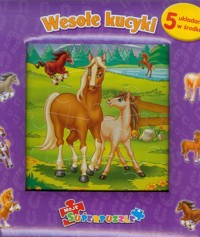 Wesołe kucyki Super puzzle -  - książka