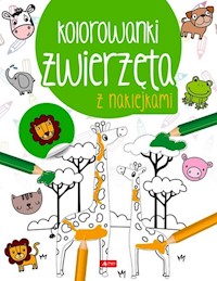 Zwierzęta Kolorowanka z naklejkami -  - książka
