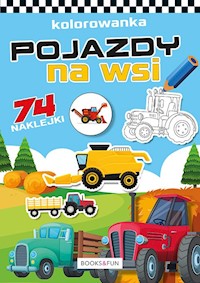 Pojazdy na wsi naklejki -  - książka