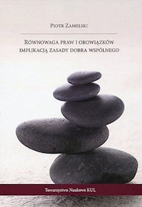 Równowaga praw i obowiązków implikacją zasady dobra wspólnego - Zamelski Piotr - książka