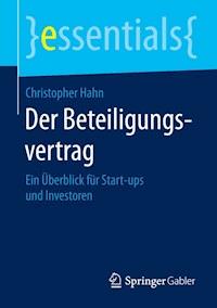 Der Beteiligungsvertrag - Christopher Hahn - ebook