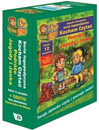 Kocham Czytać Podróże Jagody i Janka Pakiet 12 zeszytów (19-30) + Gra planszowa - Cieszyńska Jagoda - książka