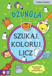 Szukaj, koloruj i licz. Dżungla - Sylwia Czarnecka - książka