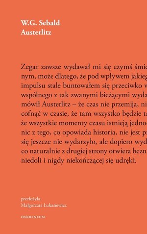 Austerlitz - W.G. Sebald - książka