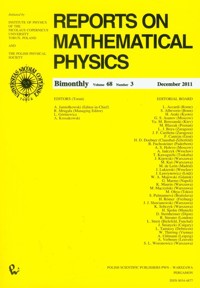 Reports on Mathematical Physics 68/3 - - książka