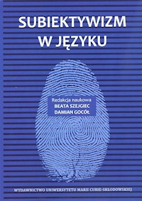 Subiektywizm w języku -  - książka