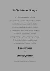 8 Christmas Songs (String Quartet) - Viktor Dick - ebook