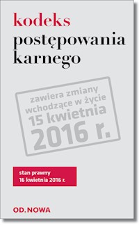 Kodeks postepowania karnego -  - książka