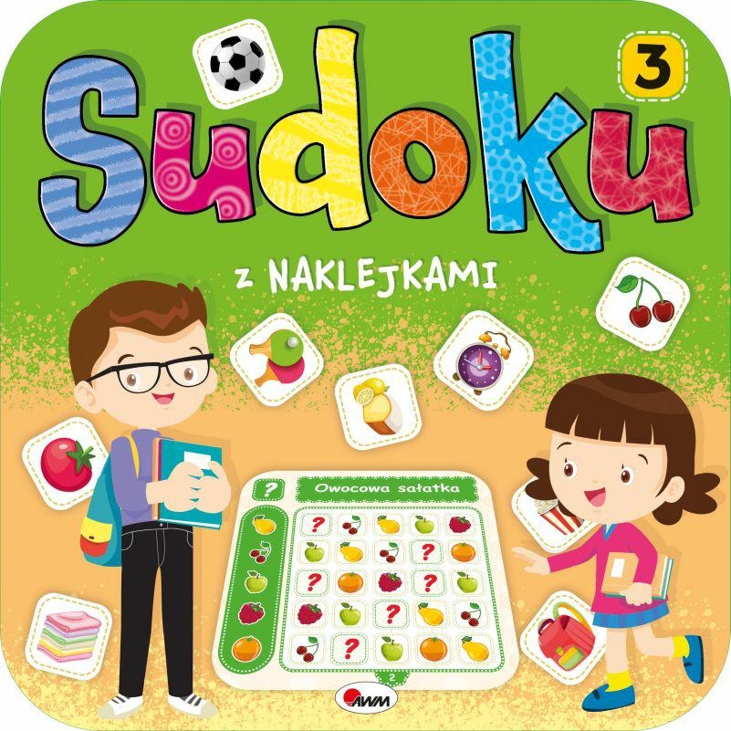 Sudoku z naklejkami 3 - zbiorowa praca - książka