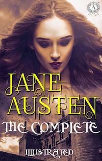 The Complete Works of Jane Austen. Illustrated - Jane Austen  - ebook