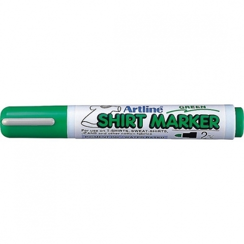 Marker do tkanin T-Shirt 2mm - zielony (AR-002) -  - książka