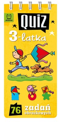 Quiz 3-latka. 76 zadań obrazkowych - Anna Podgórska - książka