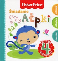 Fisher Price Puzzle Śniadanie małpki - Wiśniewska Anna - książka