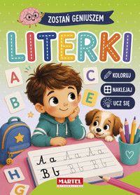Zostań geniuszem Literki z naklejkami - Salamon Katarzyna - książka