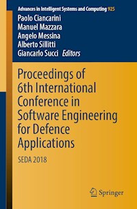 Proceedings of 6th International Conference in Software Engineering for Defence Applications - - ebook