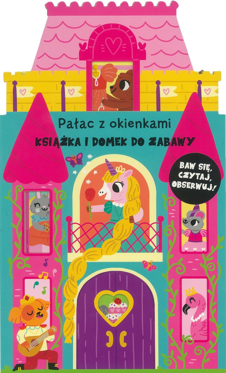 Książka i domek do zabawy. Pałac z okienkami - Lizzy Doyle (ilustr.) - książka