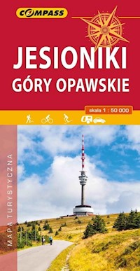 Jesionki i Góry Opawskie mapa turystyczna 1:50 000 -  - książka