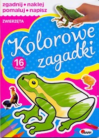 Kolorowe zagadki Zwierzęta -  - książka