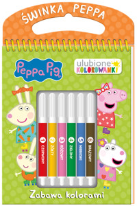 Peppa Pig. Ulubione kolorowanki 3. Zabawa kolorami - zbiorowa praca - książka