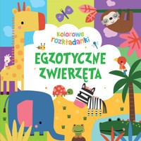 Egzotyczne zwierzęta. Kolorowe rozkładanki -  - książka