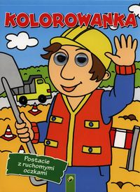 Kolorowanka Postacie z ruchomymi oczkami Chłopiec - - książka