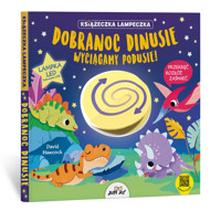 Dobranoc dinusie wyciągamy podusie! Książeczka lampeczka - David Hawcock - książka